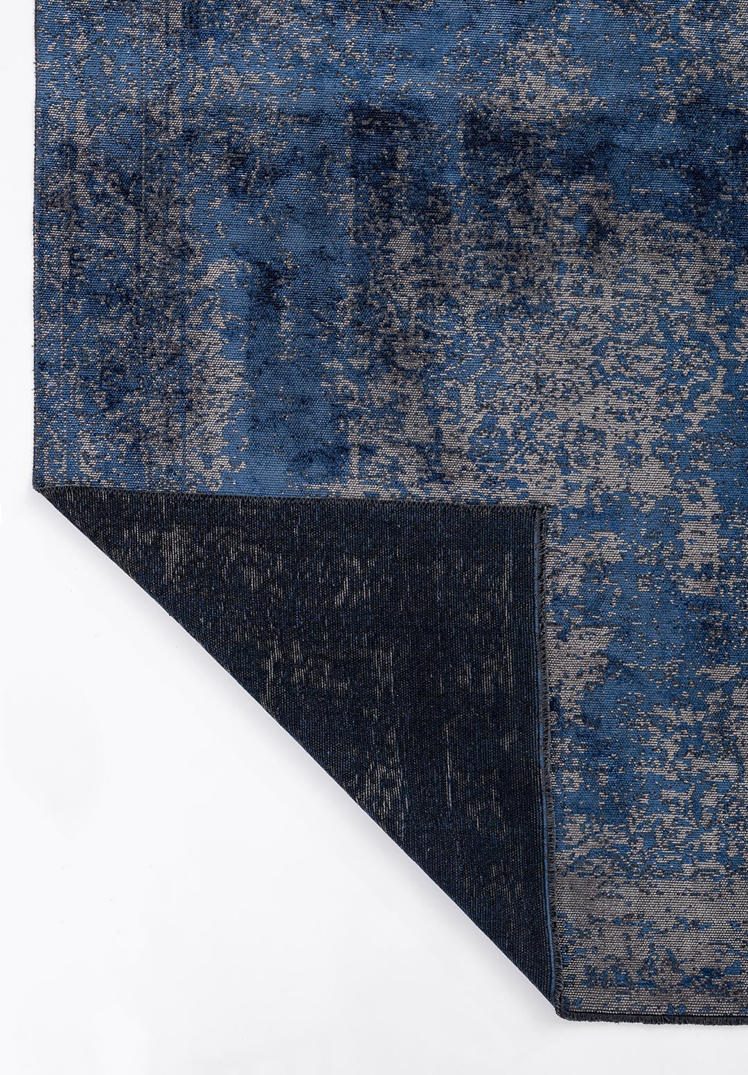 MEDALLION GREY - NAVY BLUE RUG - 3