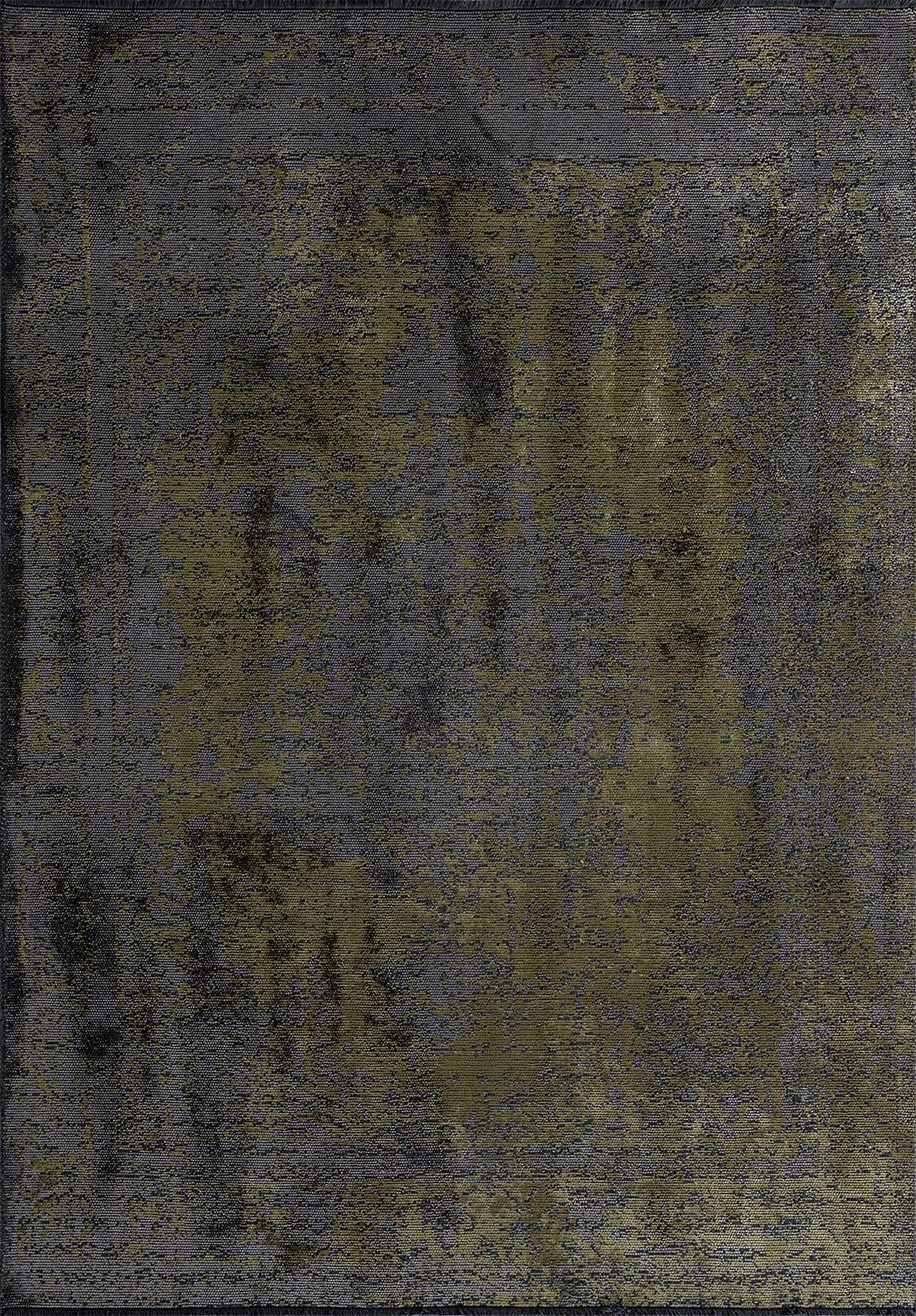 MEDALLION GREY - GREEN RUG