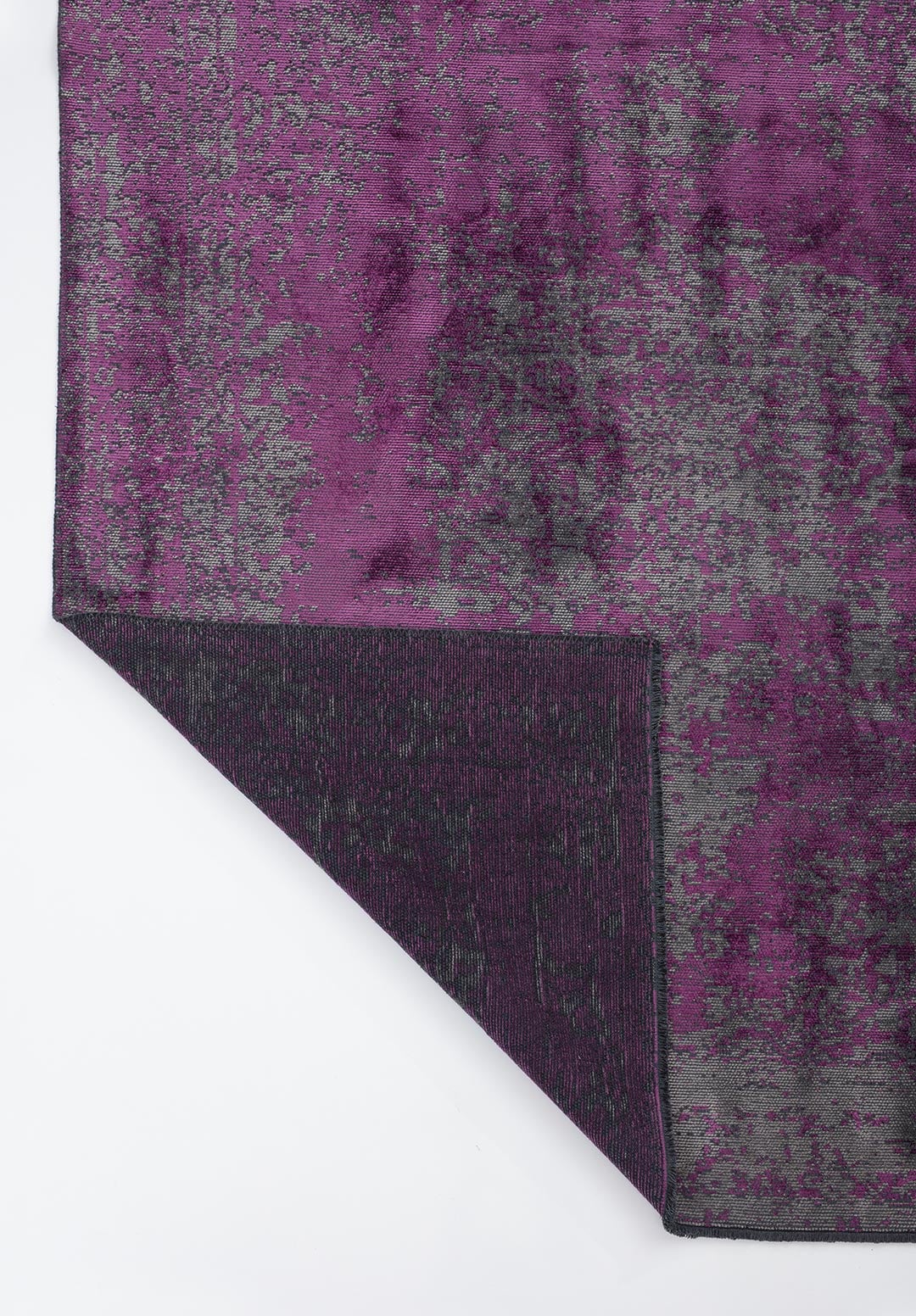 MEDALLION GREY - PURPLE RUG - 3