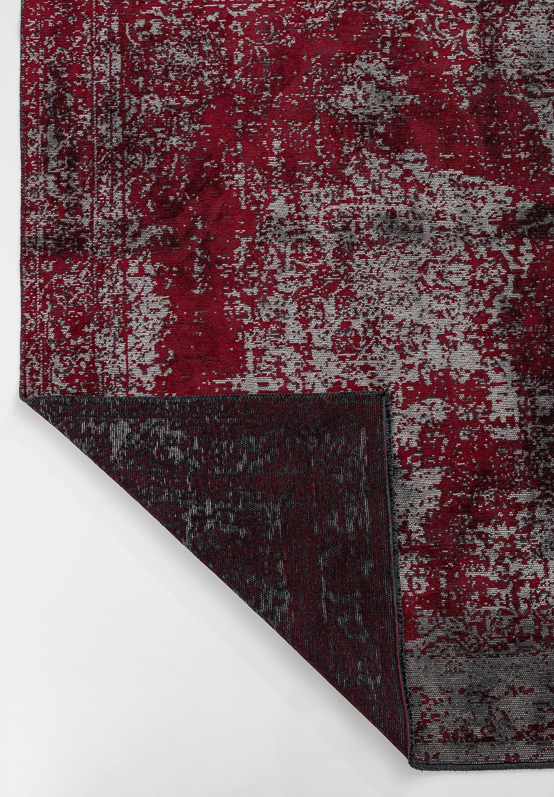 MEDALLION GREY - RED RUG - 3