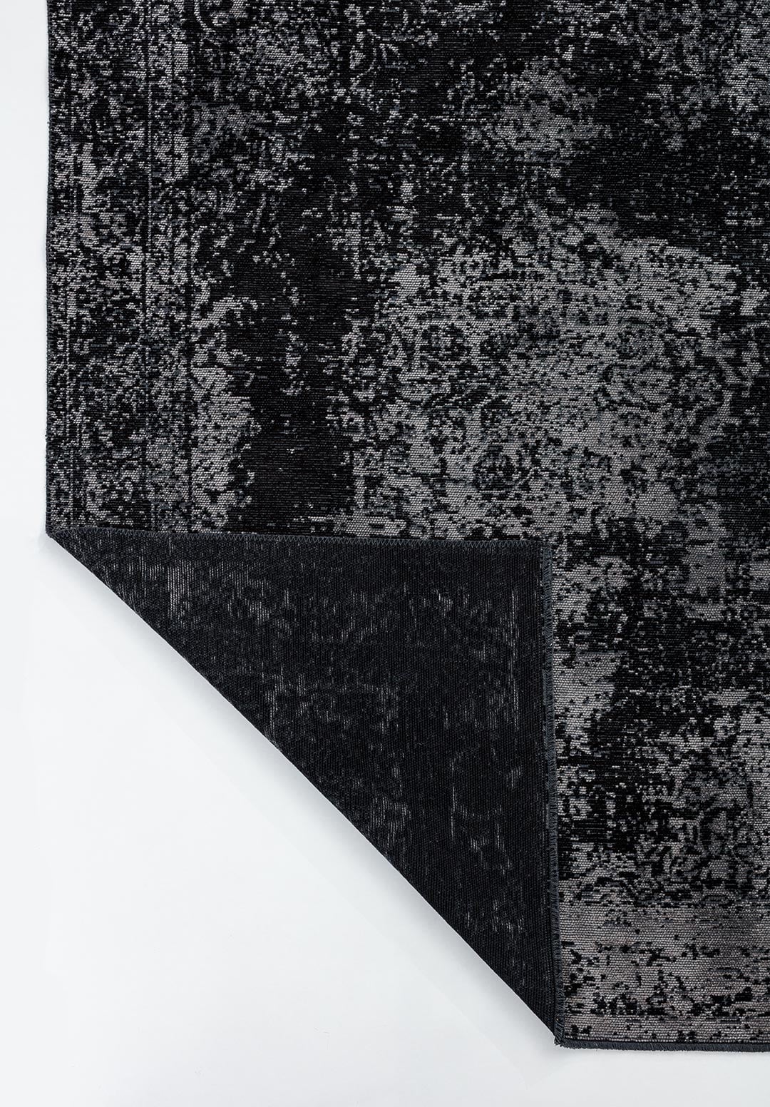 MEDALLION GREY - BLACK RUG - 3
