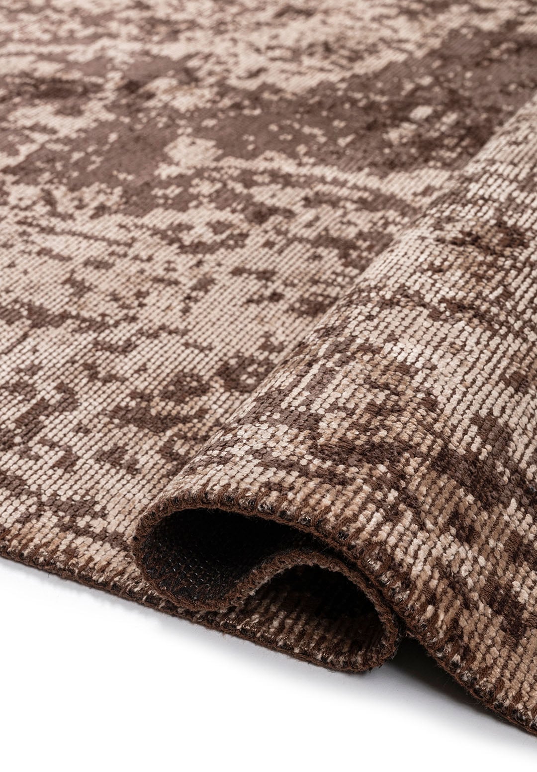 MEDALLION LIGHT CREAM - DARK MINK RUG - 2