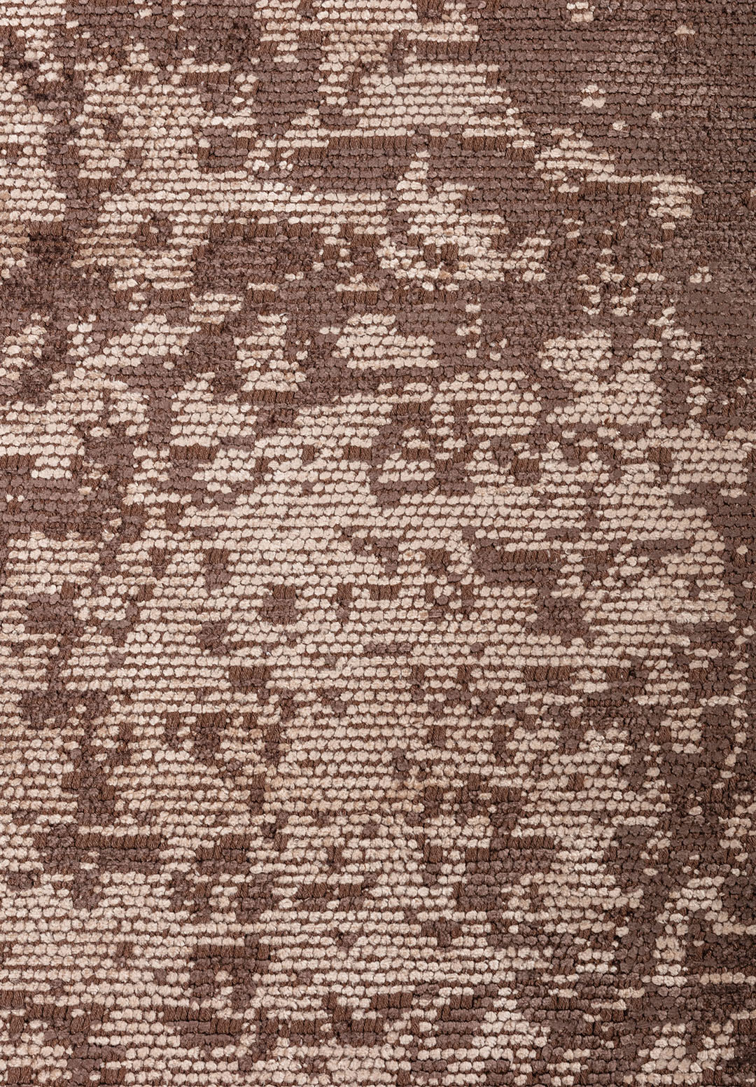 MEDALLION LIGHT CREAM - DARK MINK RUG - 5