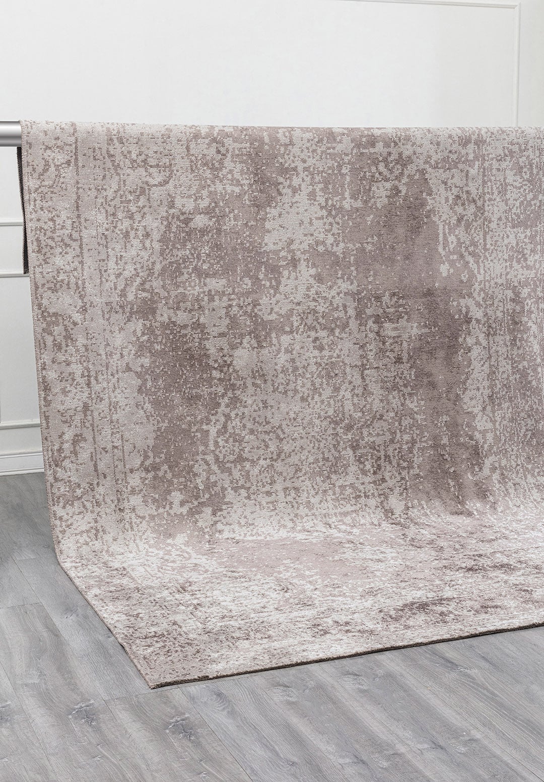 MEDALLION LIGHT GREY - DARK GREY RUG - 4
