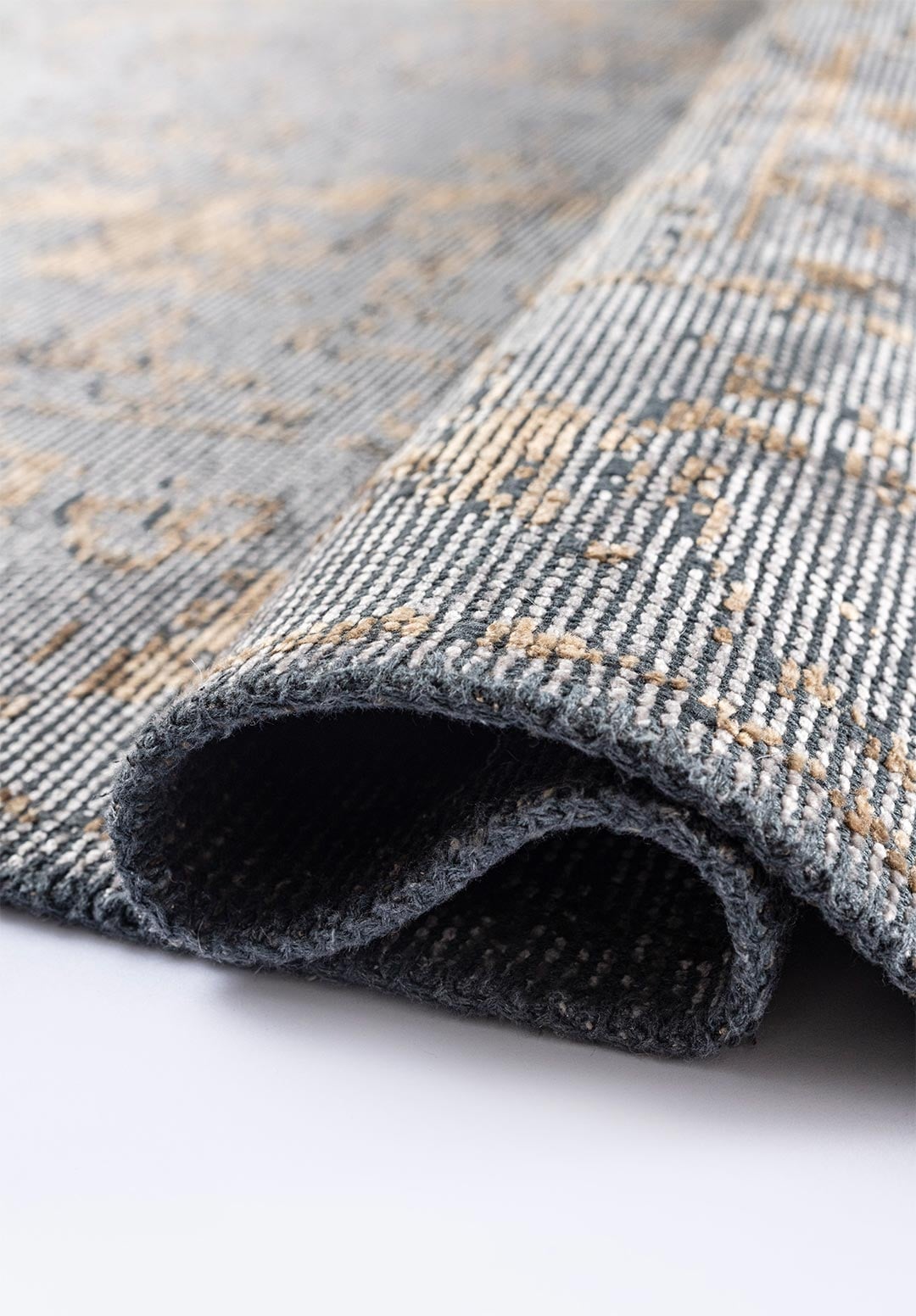 IVY LIGHT CREAM - DARK BEIGE RUG - 2