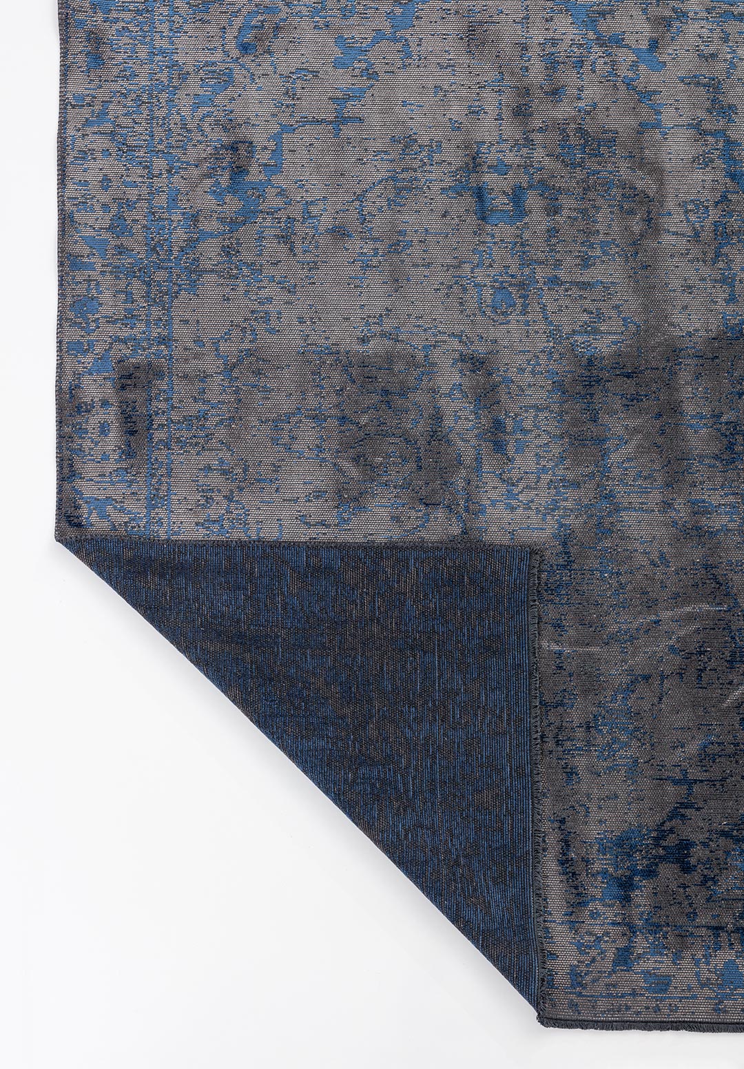 IVY GREY - NAVY BLUE RUG - 3