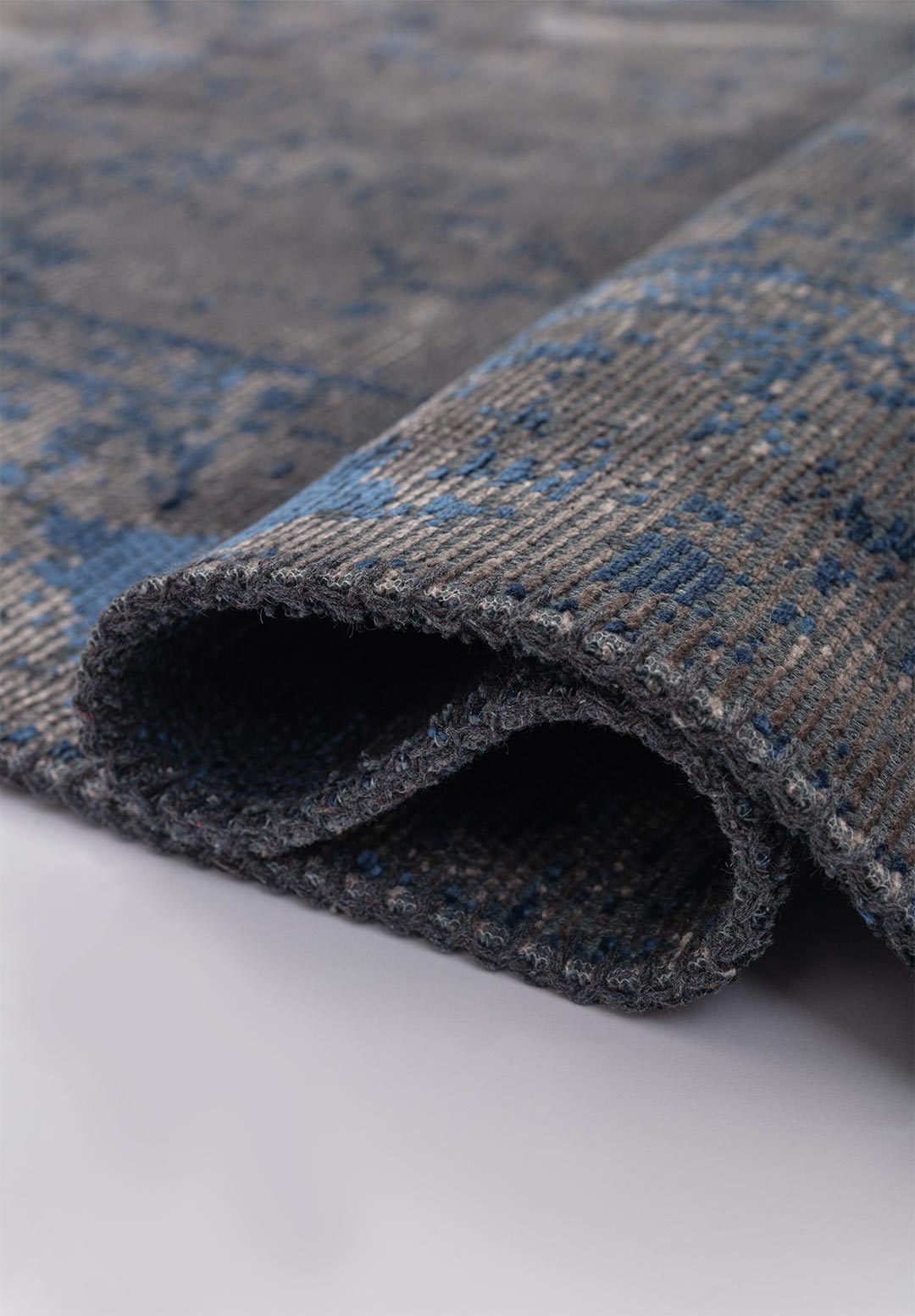 IVY GREY - NAVY BLUE RUG - 2