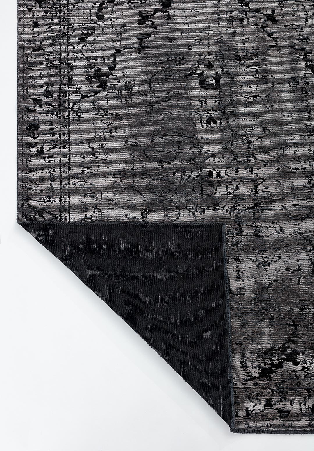 IVY GREY - BLACK RUG - 3