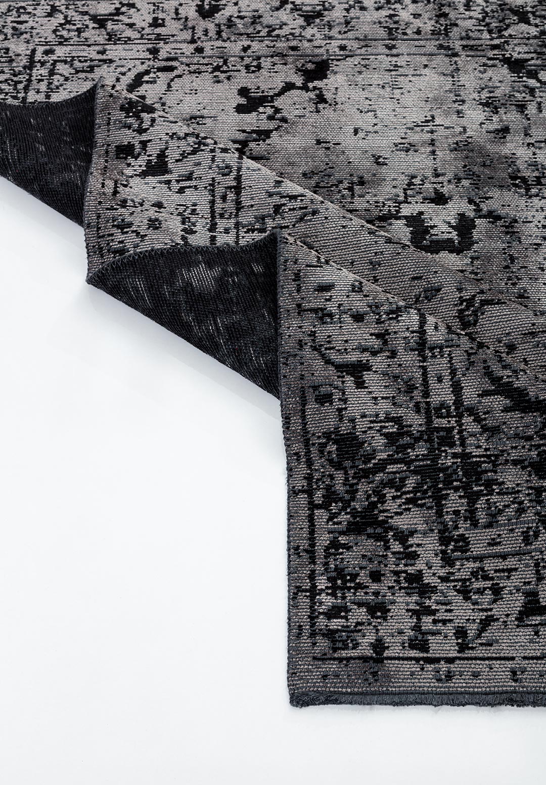 IVY GREY - BLACK RUG - 4