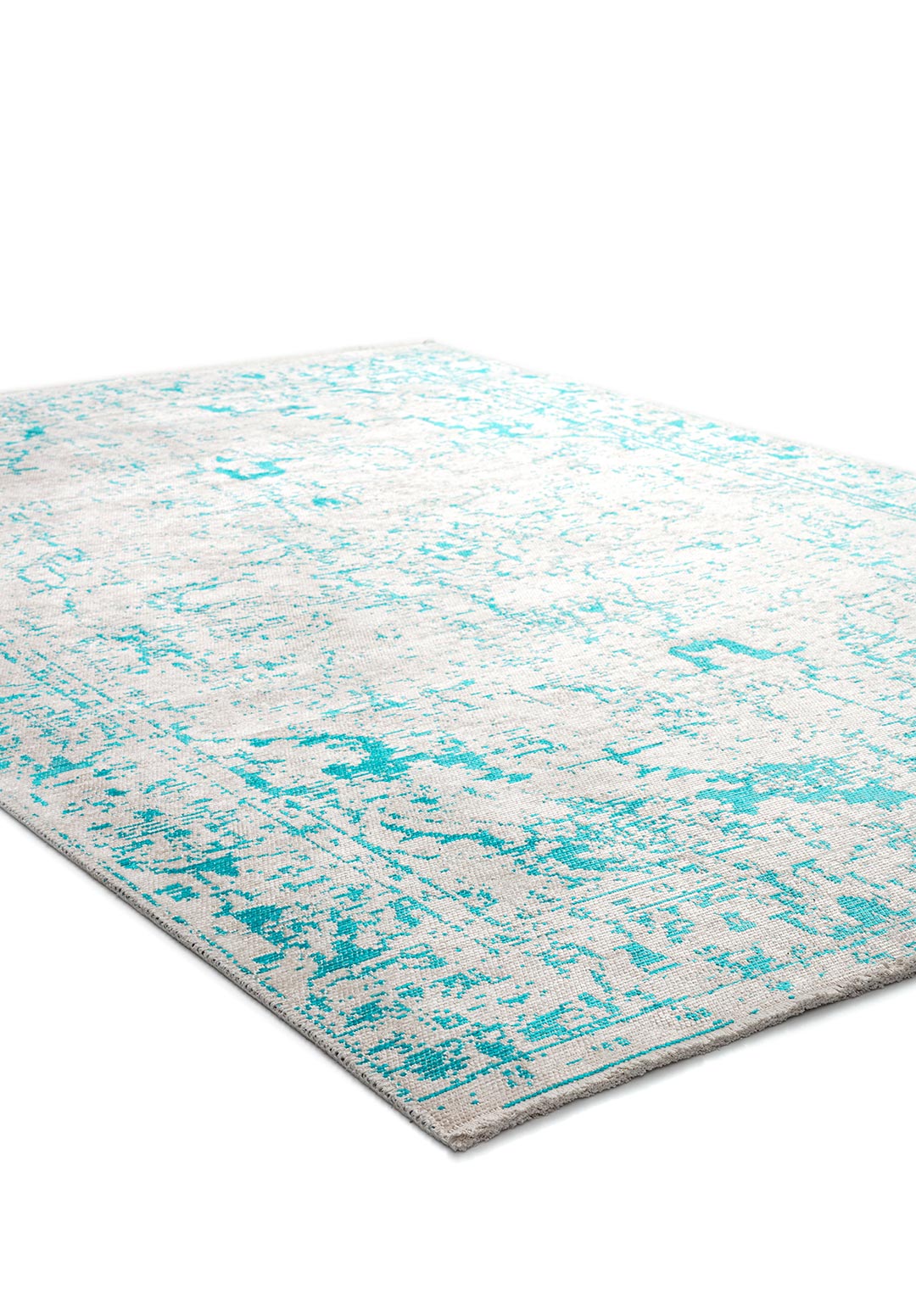 IVY ECRU - TURQUOISE RUG - 4