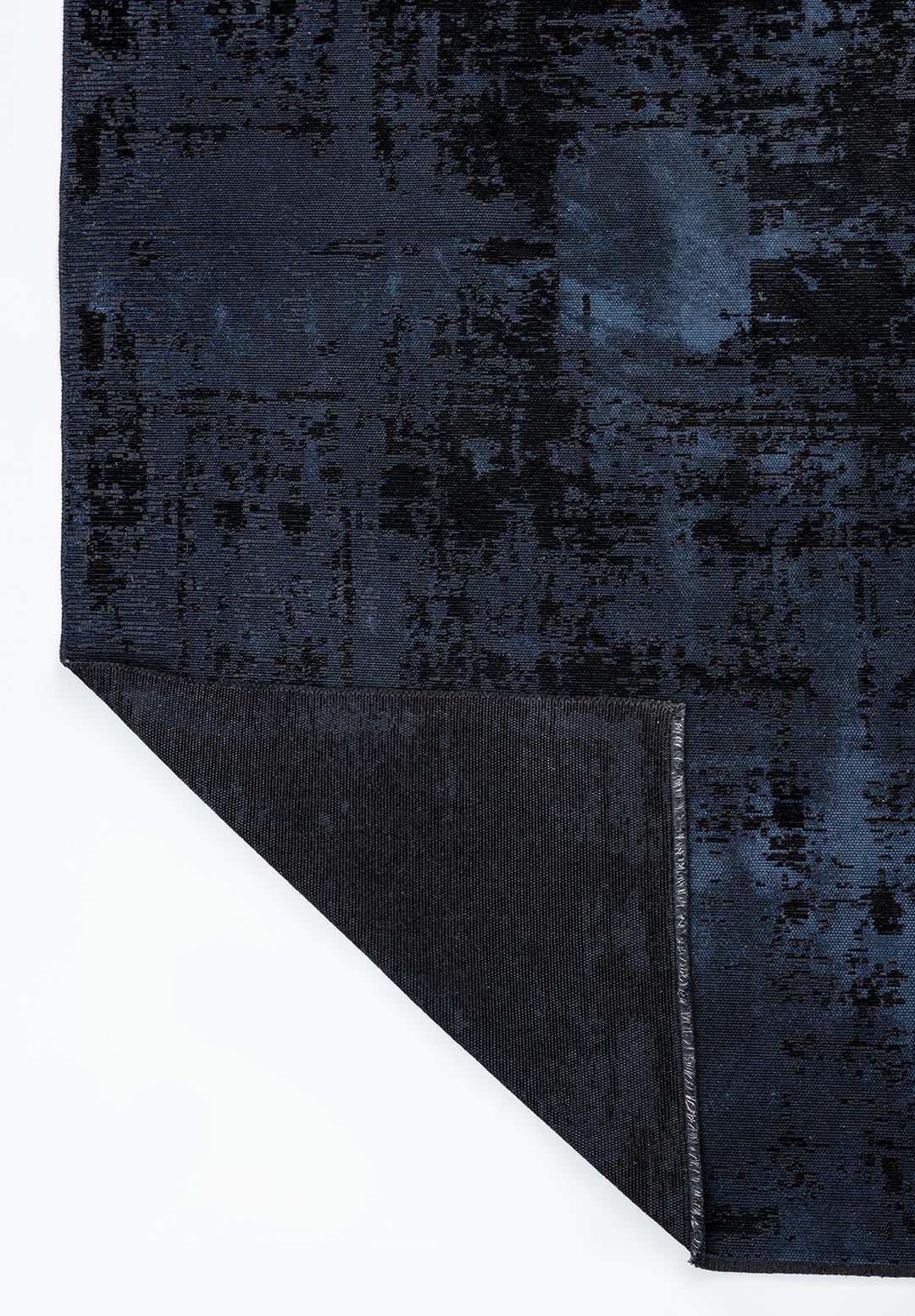 DISCRETE BLACK - NAVY BLUE RUG - 3