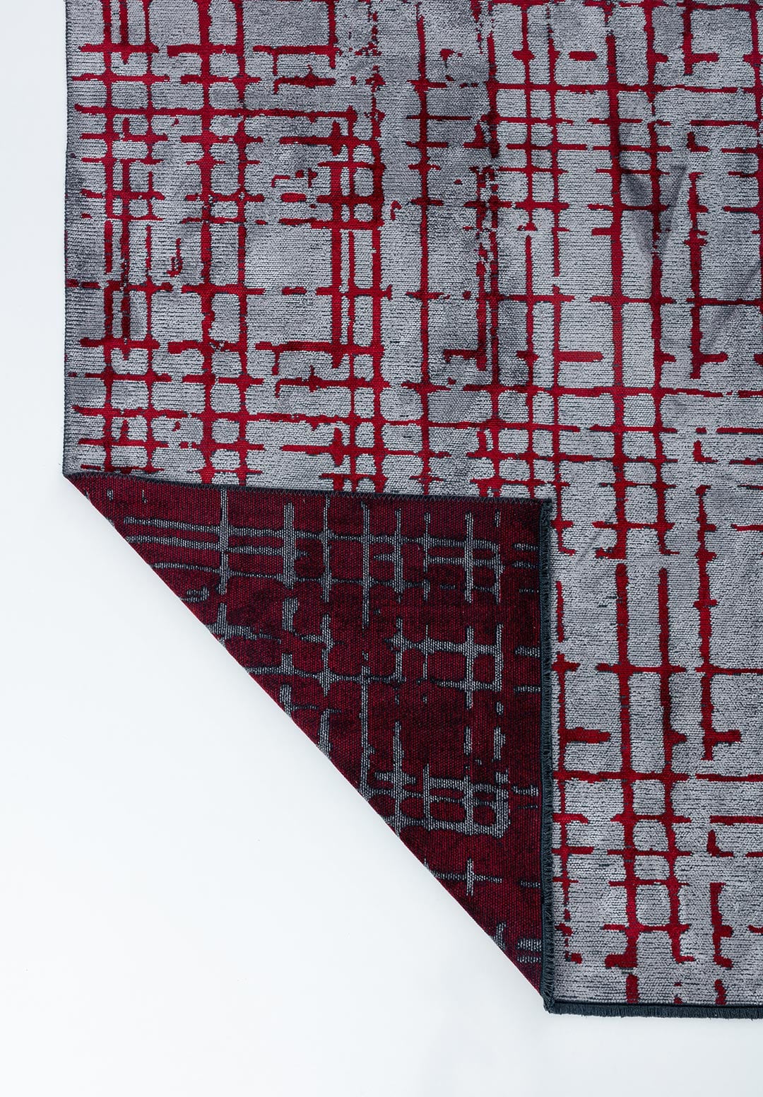 AXIS RED - LIGHT GREY RUG - 3