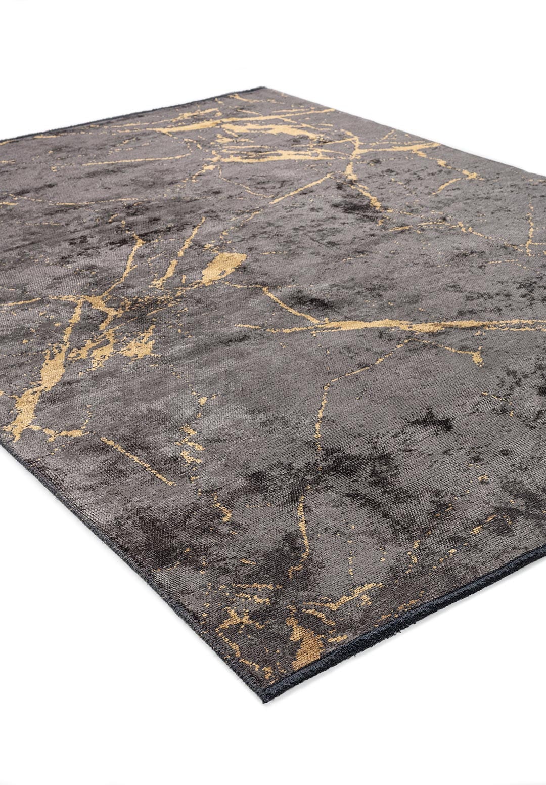 FRACTURE GOLD - ANTHRACITE RUG - 4