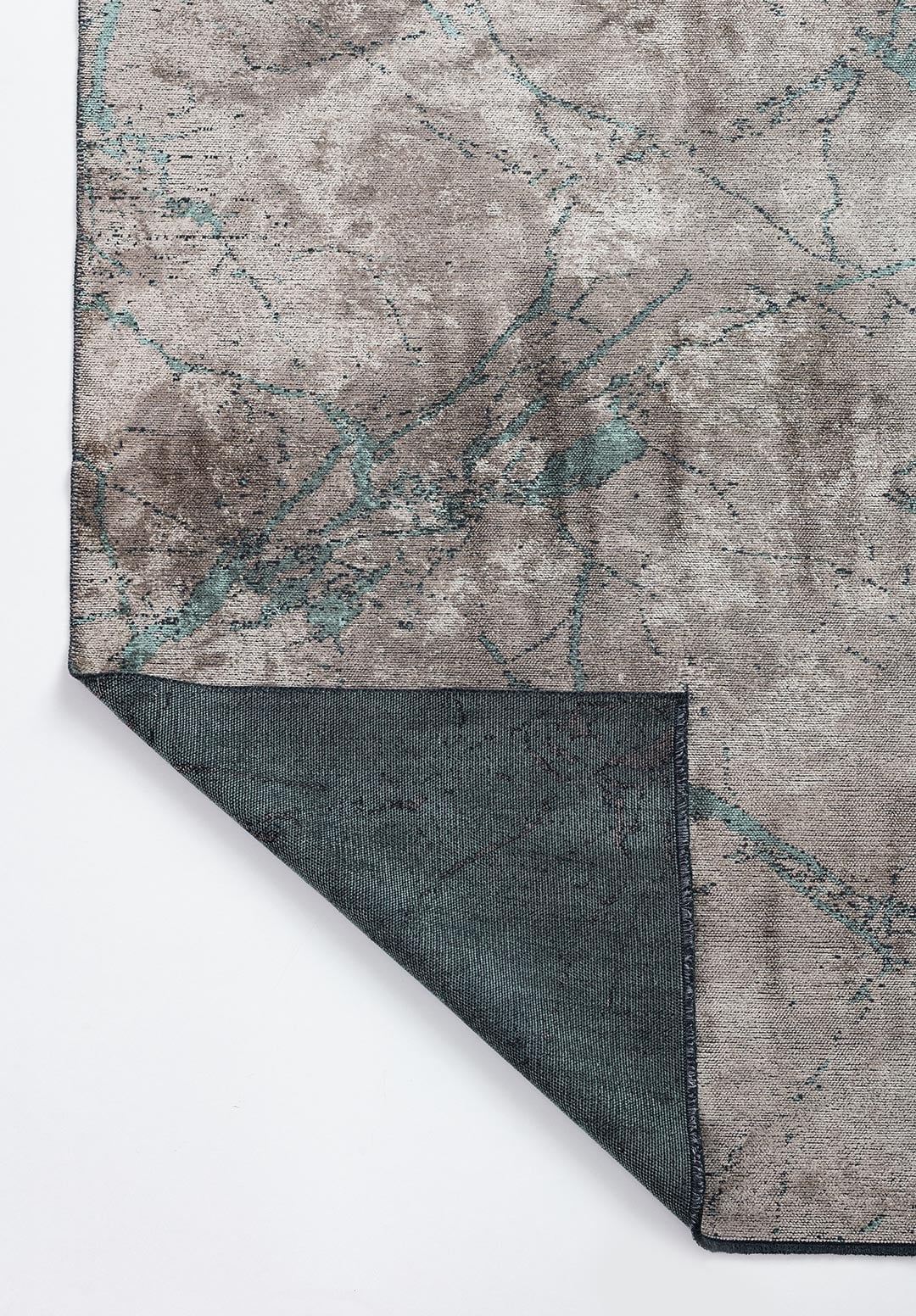 FRACTURE RIVER GREEN - BEIGE RUG - 3