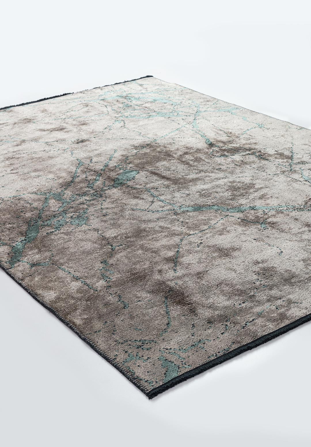 FRACTURE RIVER GREEN - BEIGE RUG - 4