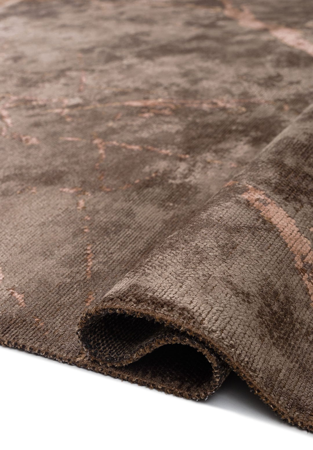 FRACTURE COPPER - DARK MINK RUG - 2