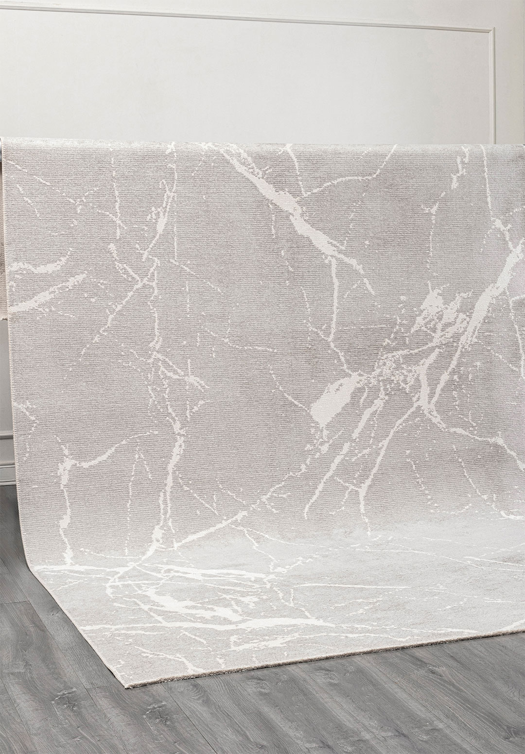 FRACTURE WHITE - LIGHT GREY RUG - 4