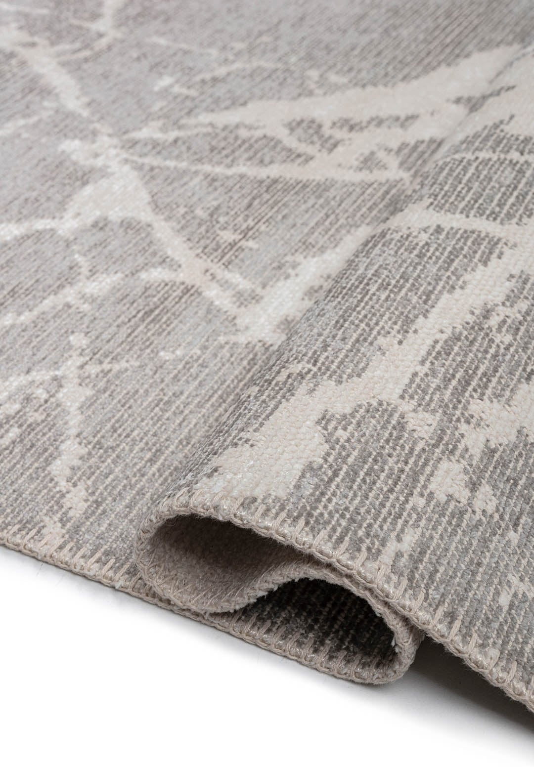 FRACTURE WHITE - LIGHT GREY RUG - 2