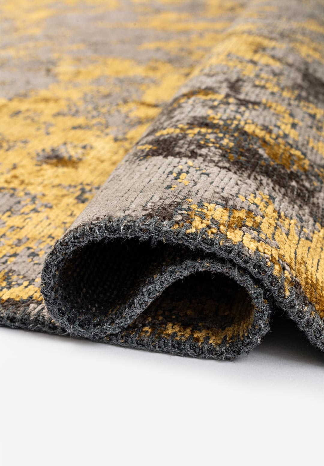 MARBLE GOLD - DARK GREY RUG - 2