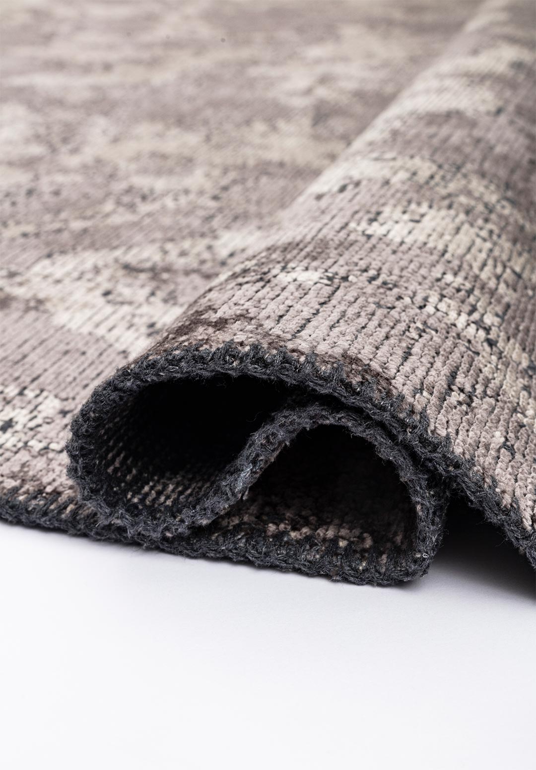 MARBLE BEIGE - DARK GREY RUG - 2