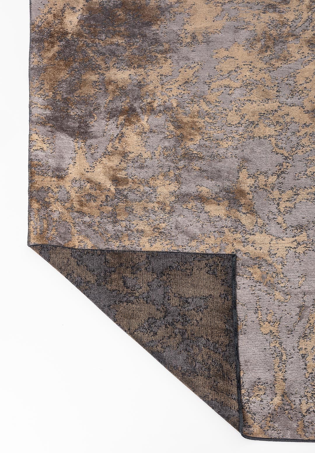 MARBLE LIGHT BROWN - DARK GREY RUG - 3