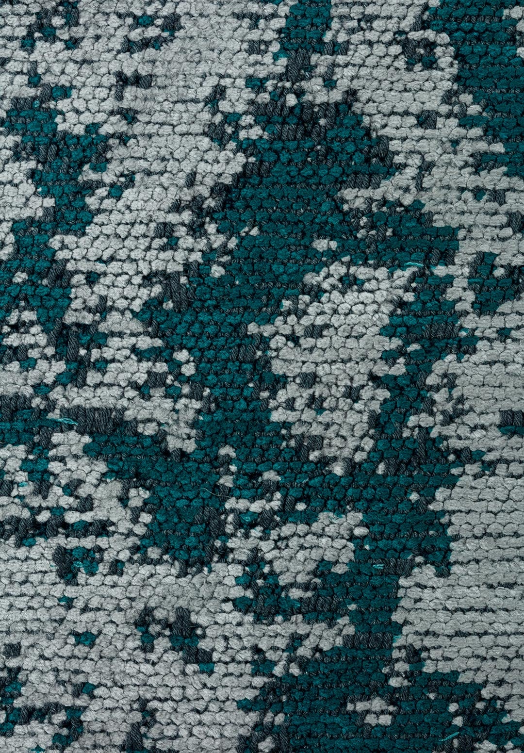 MARBLE DARK TURQUOISE - LIGHT GREY RUG - 5