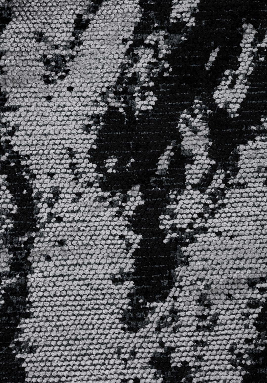MARBLE BLACK - LIGHT GREY RUG - 5