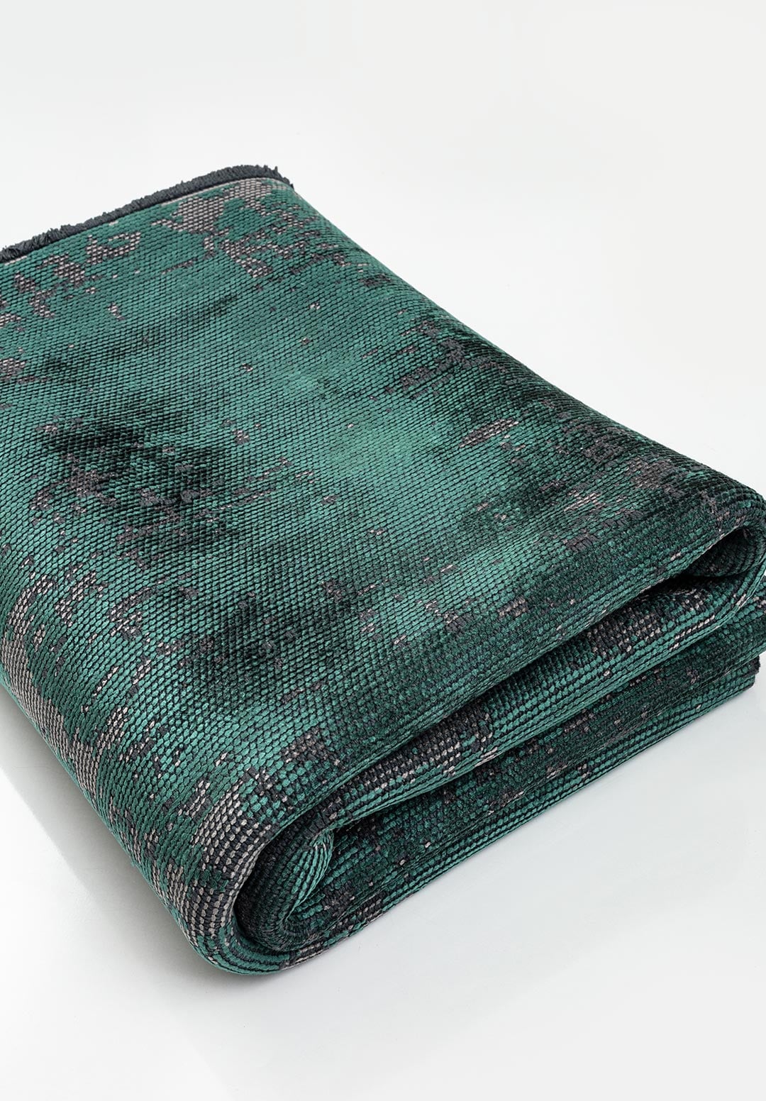 HORIZON DARK GREEN - GREY RUG - 4