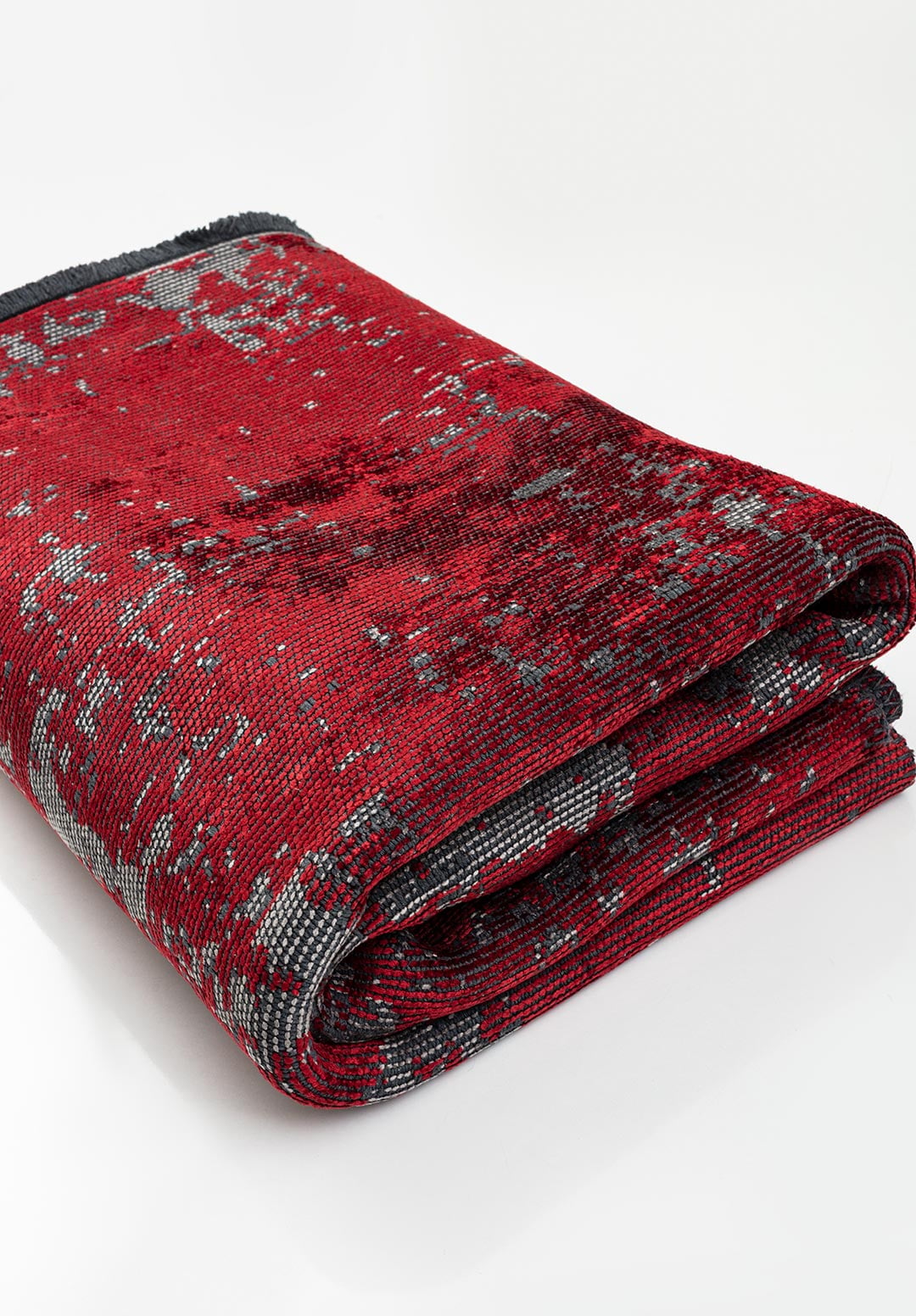 HORIZON RED - GREY RUG - 4