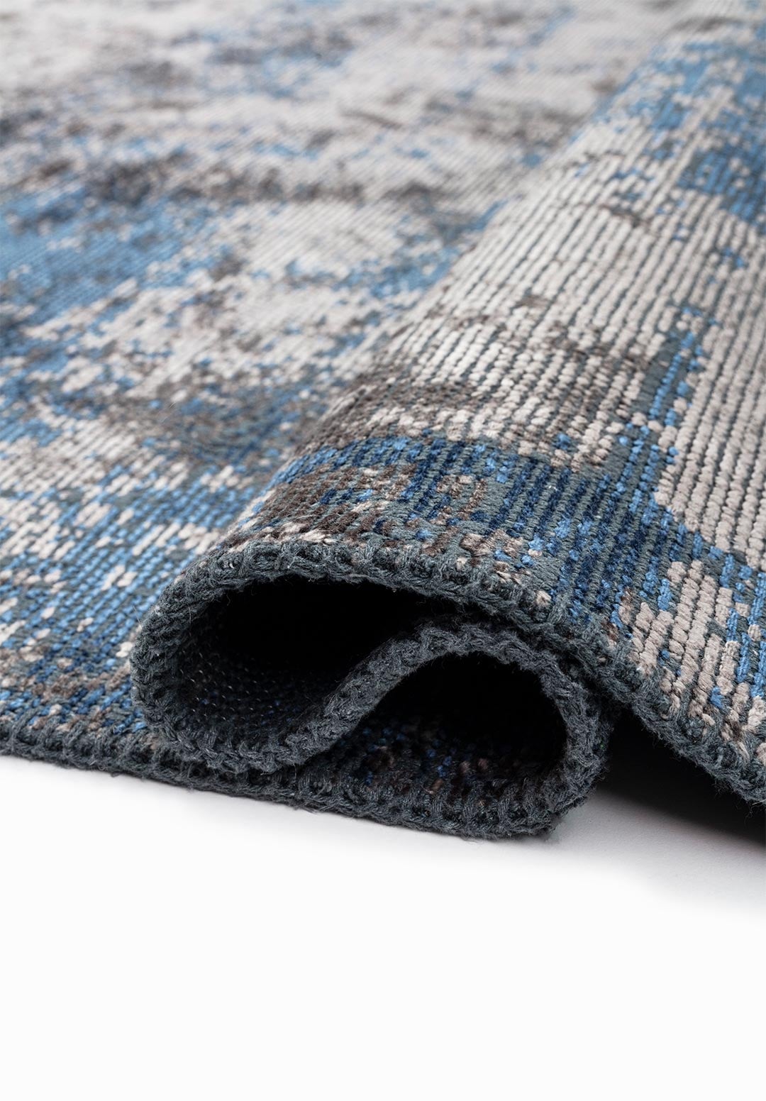SURFACE NAVY BLUE - DARK GREY RUG - 2