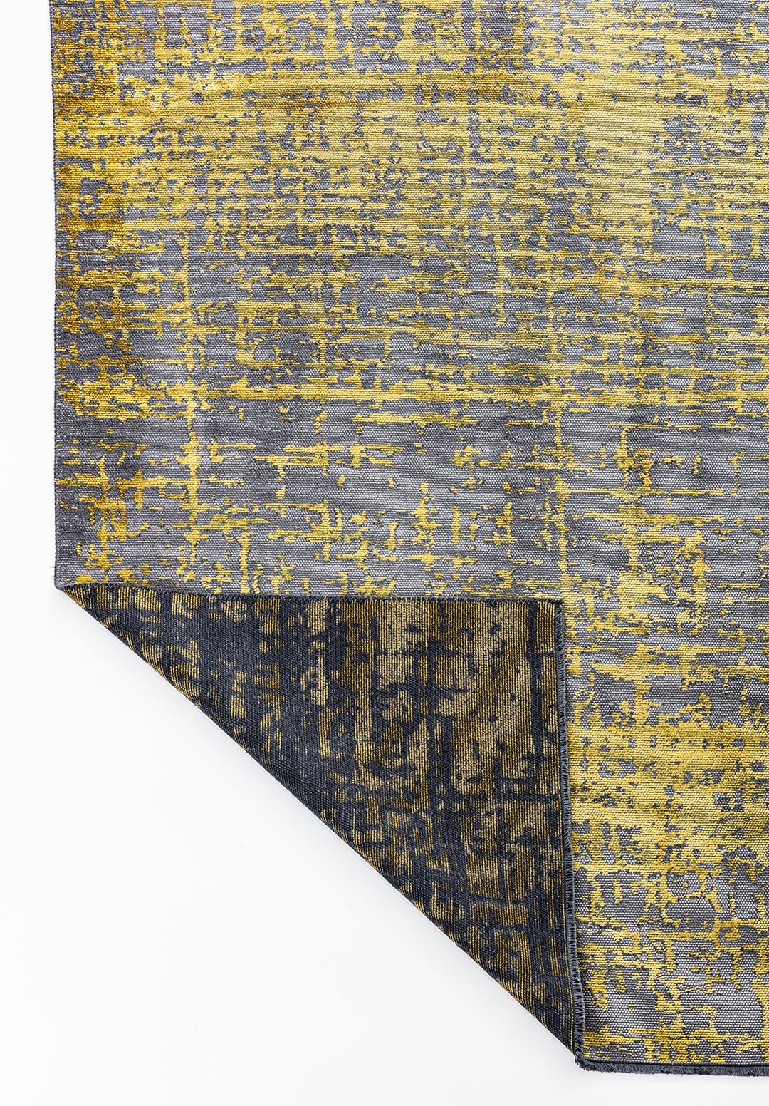 SPARK GREY - YELLOW RUG - 3