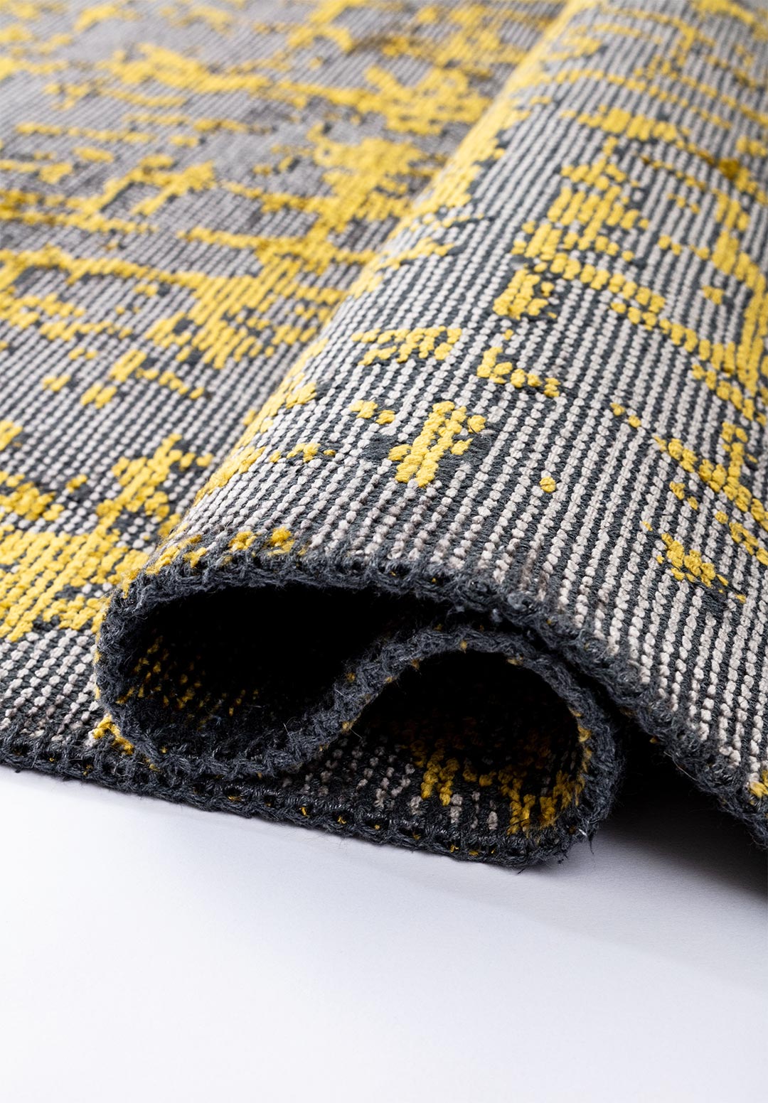 SPARK GREY - YELLOW RUG - 2