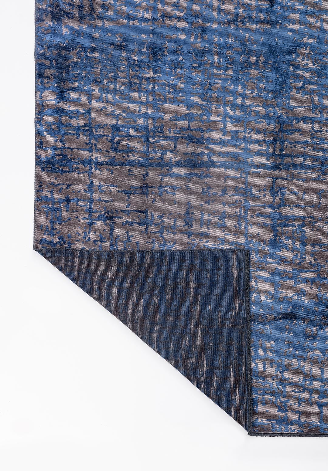 SPARK DARK GREY - NAVY BLUE RUG - 3