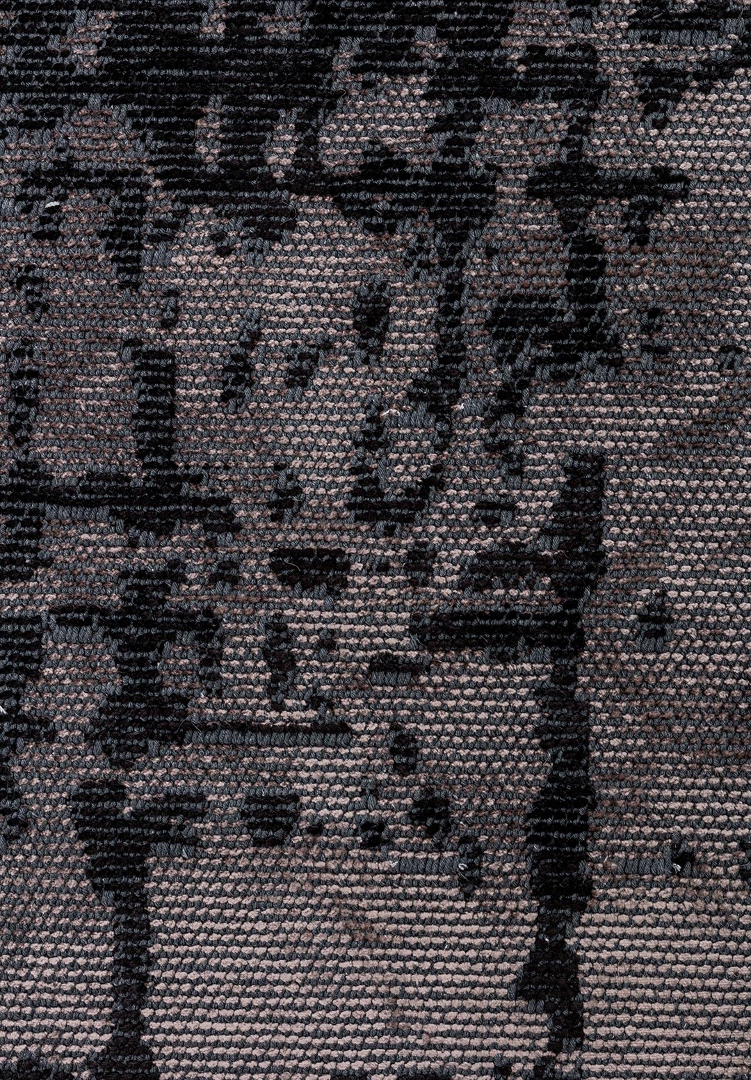 SPARK DARK GREY - BLACK RUG - 5