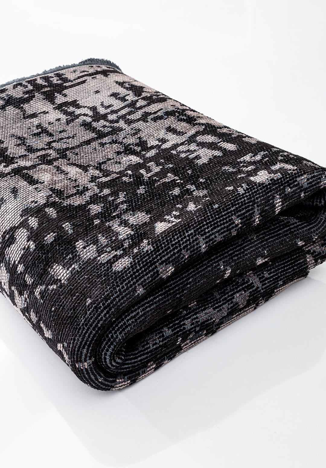 SPARK DARK GREY - BLACK RUG - 4