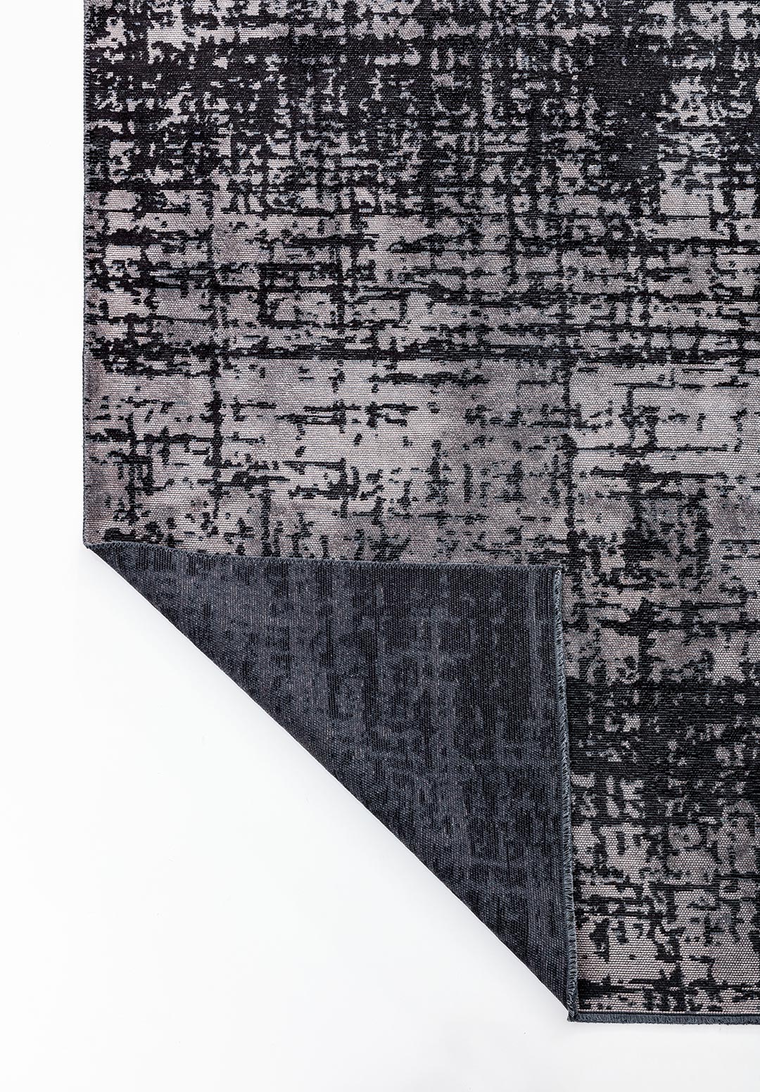 SPARK DARK GREY - BLACK RUG - 3