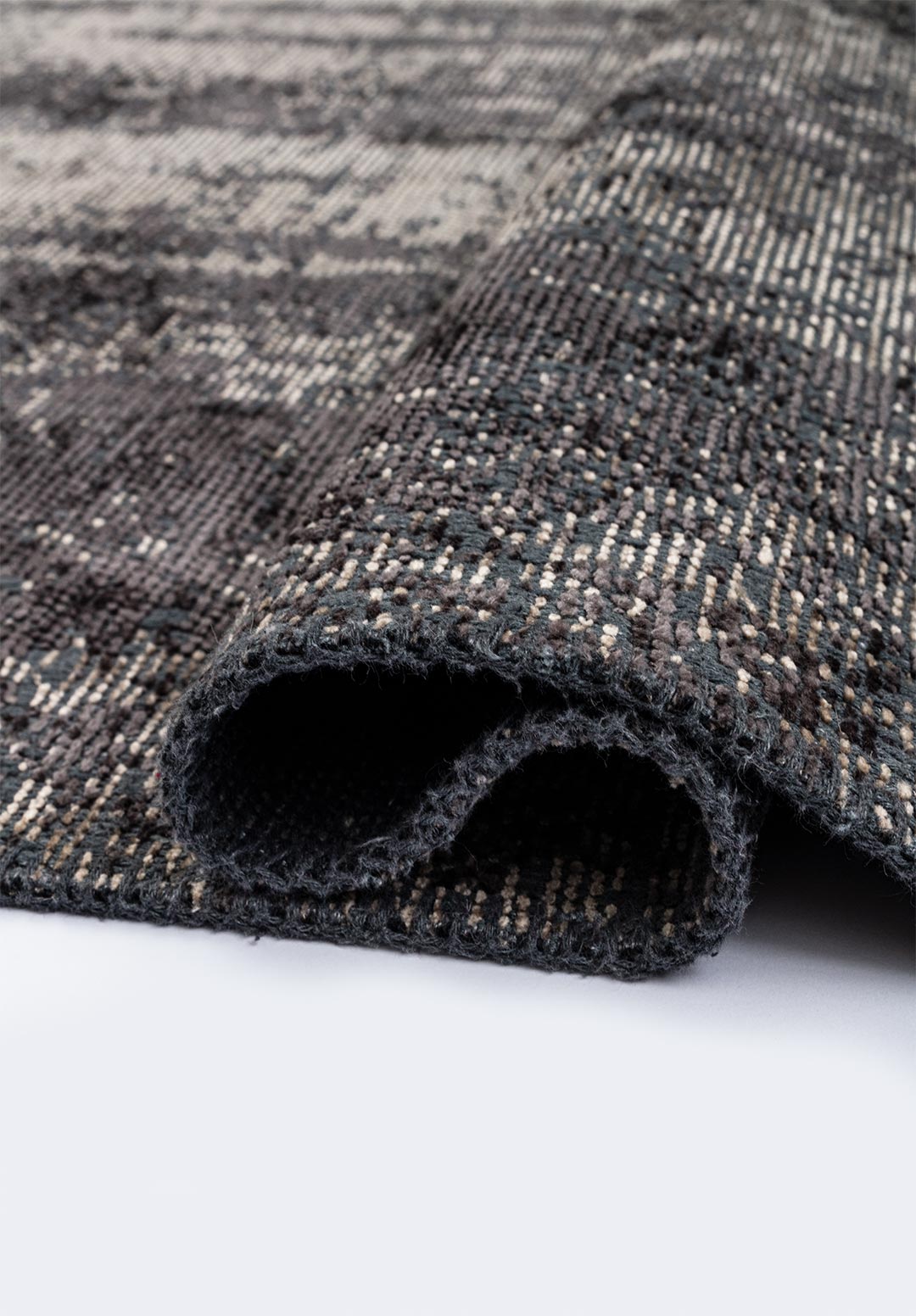 FLUX CHARCOAL - BEIGE RUG - 2