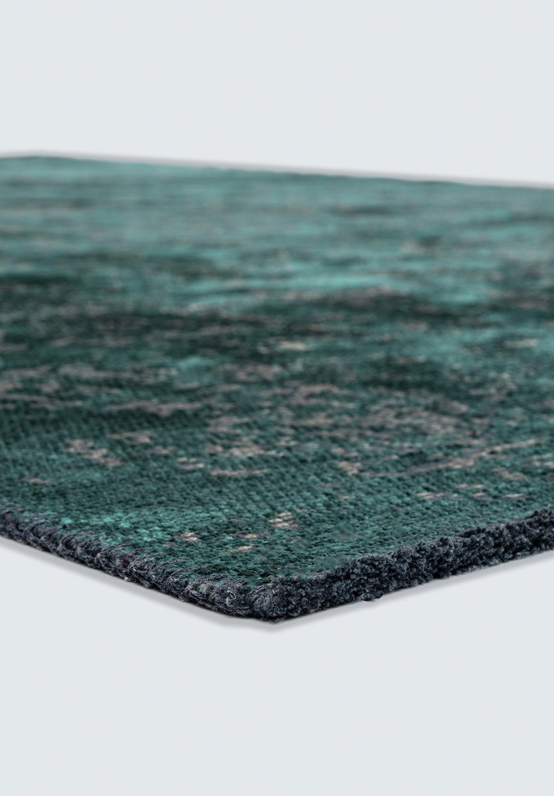 CLASSY BEIGE - DARK GREEN RUG - 4