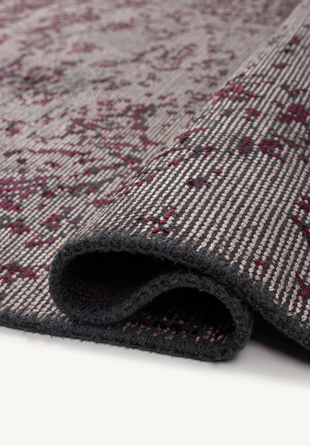 CLASSY DARK DAMSON - COPPER RUG - 2