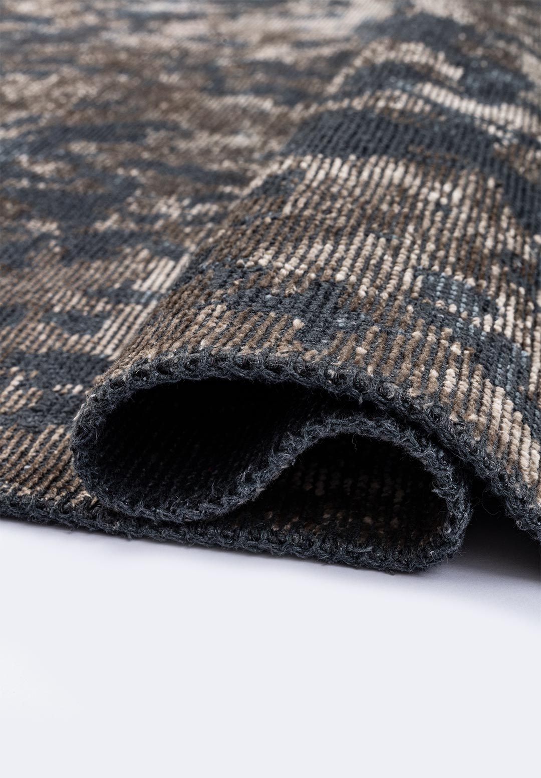 SEAL BLUE - BEIGE RUG - 2