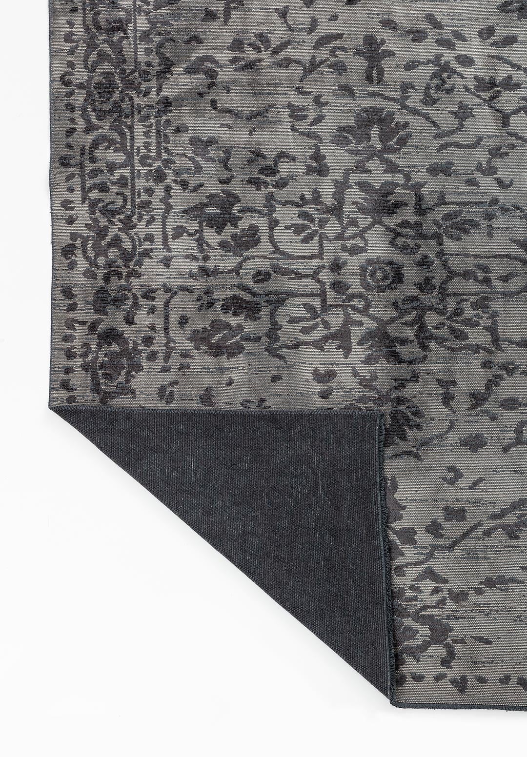 FLORA CHARCOAL - BEIGE RUG - 3