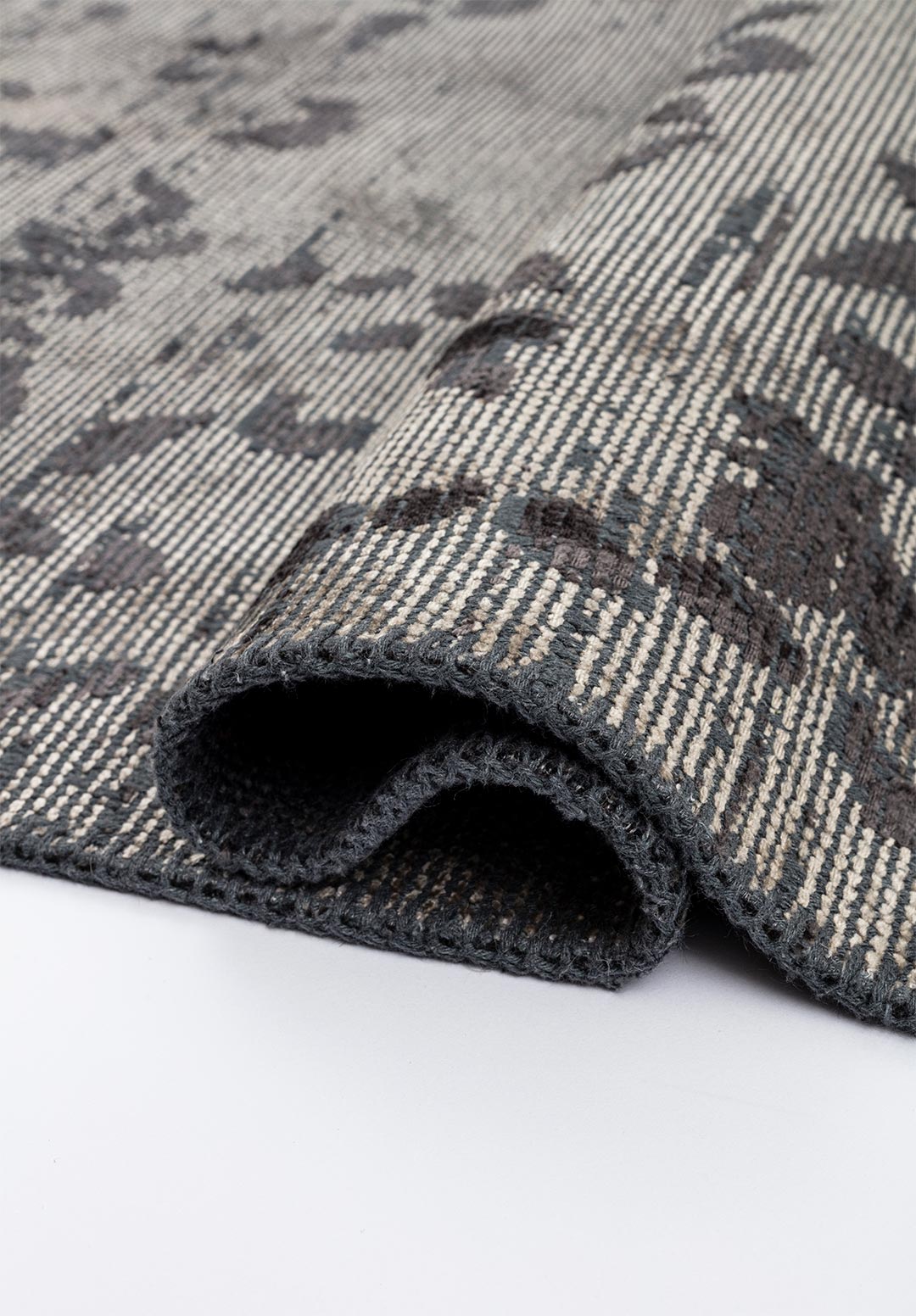FLORA CHARCOAL - BEIGE RUG - 2