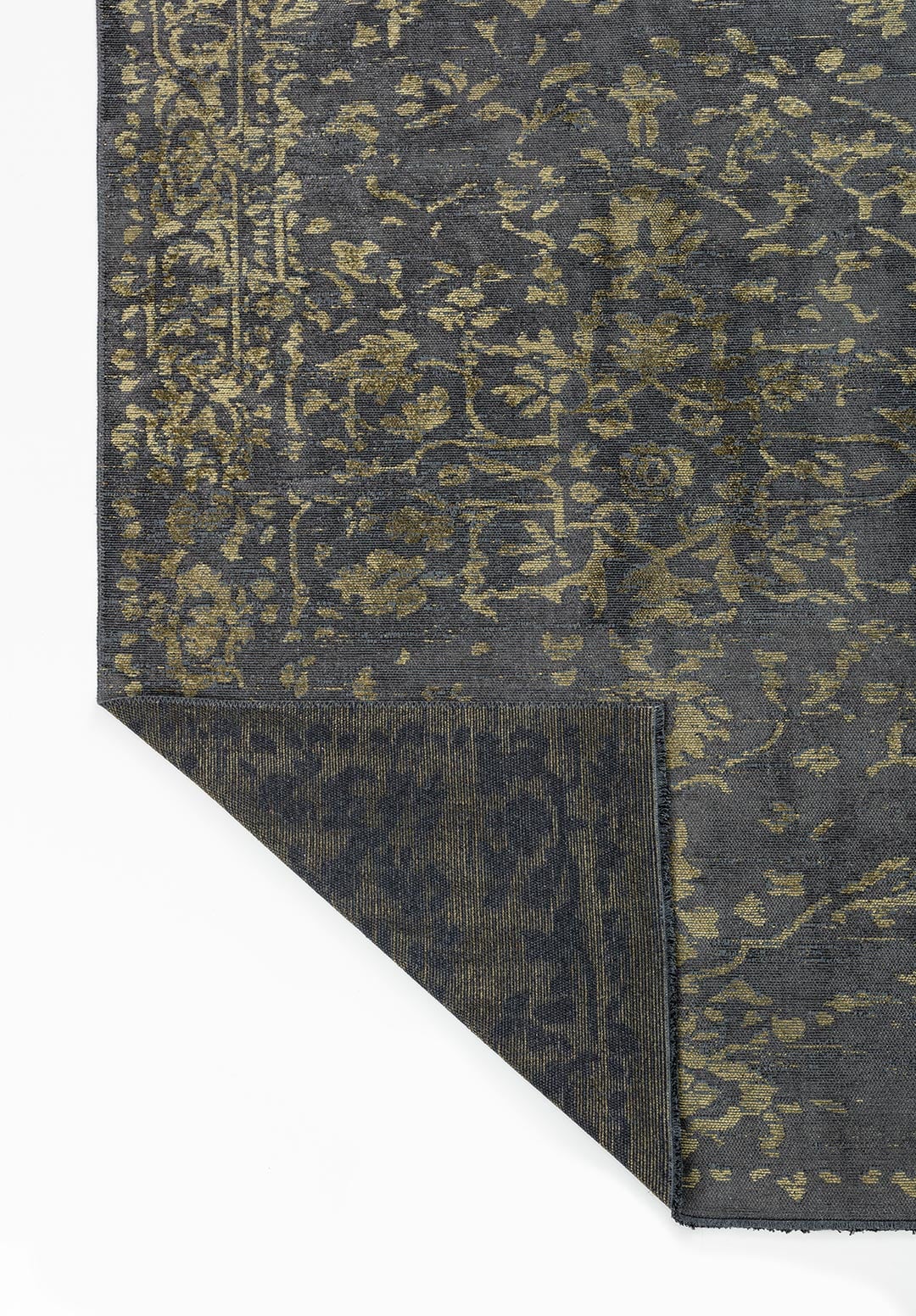 FLORA GREEN - ANTHRACITE RUG - 3