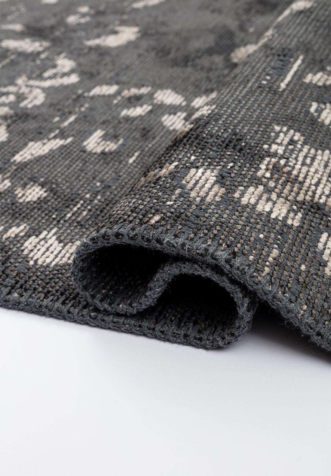 FLORA BEIGE - ANTHRACITE RUG - 2