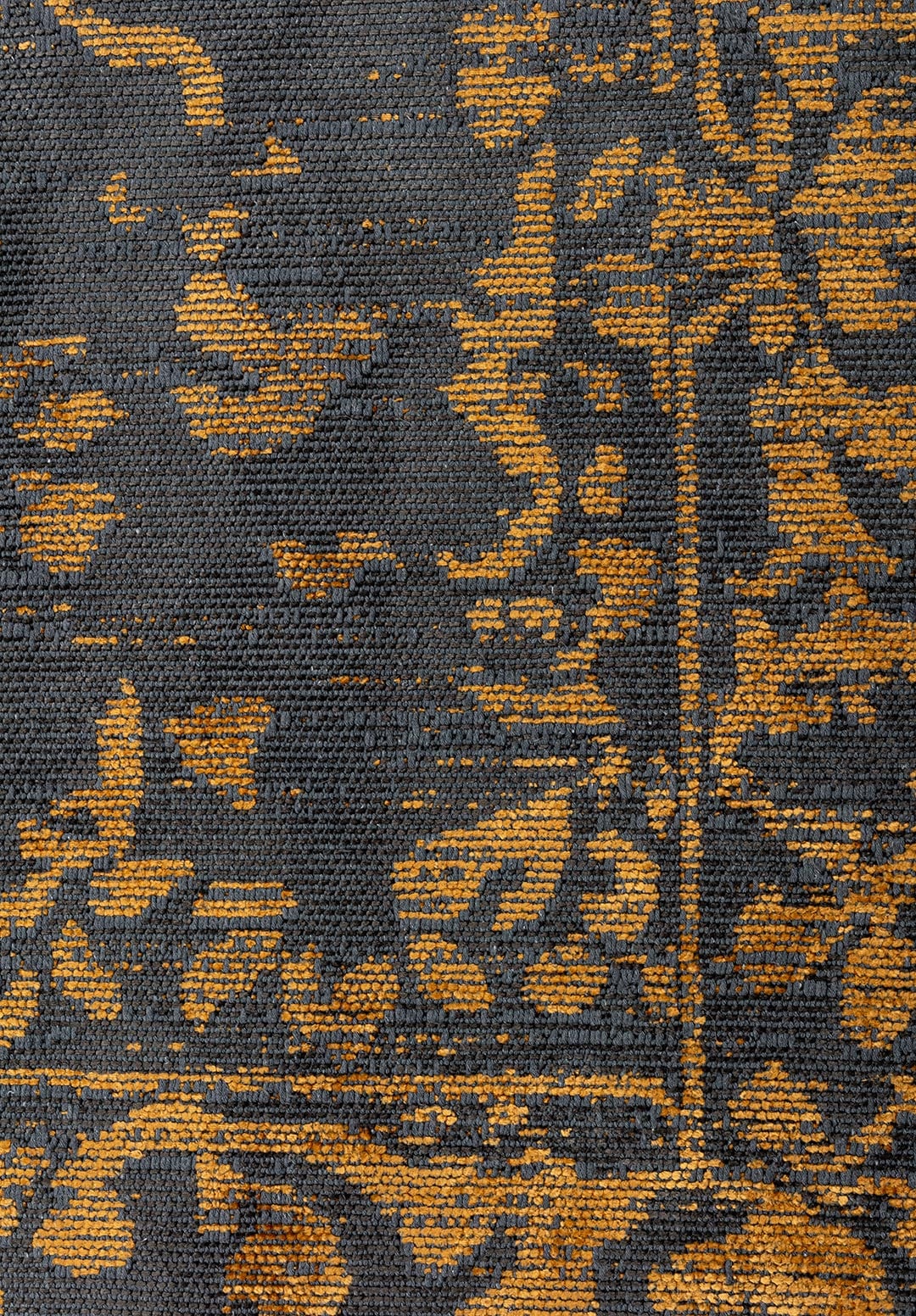 FLORA MUSTARD - ANTHRACITE RUG - 5