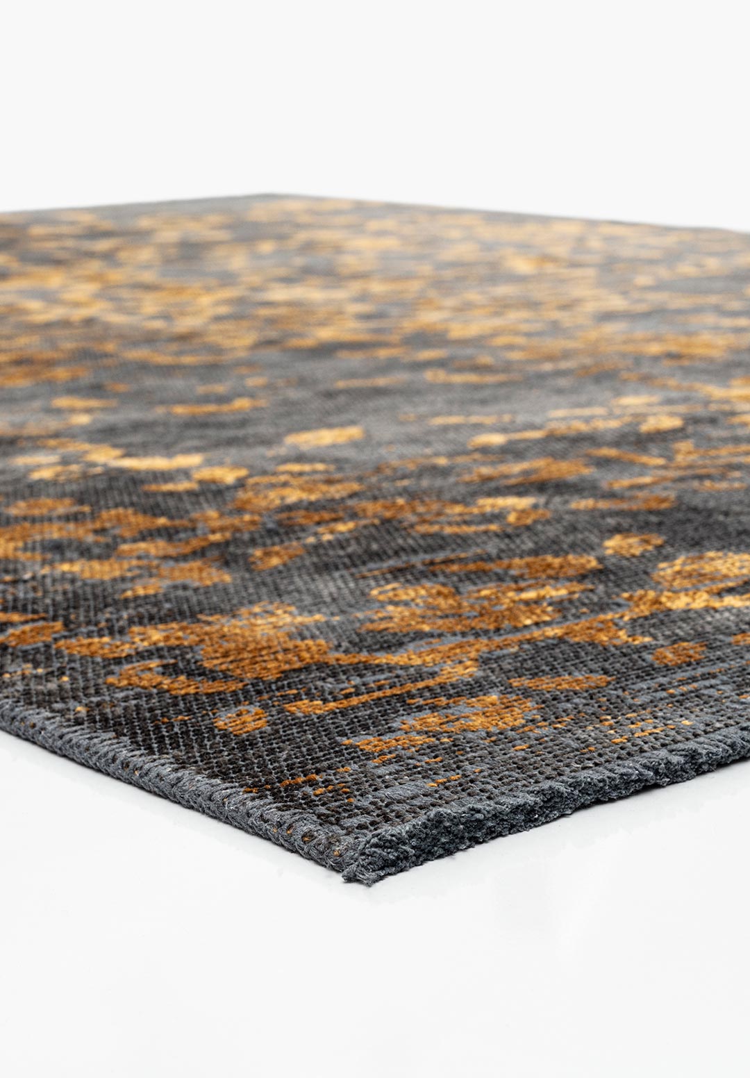 FLORA MUSTARD - ANTHRACITE RUG - 4