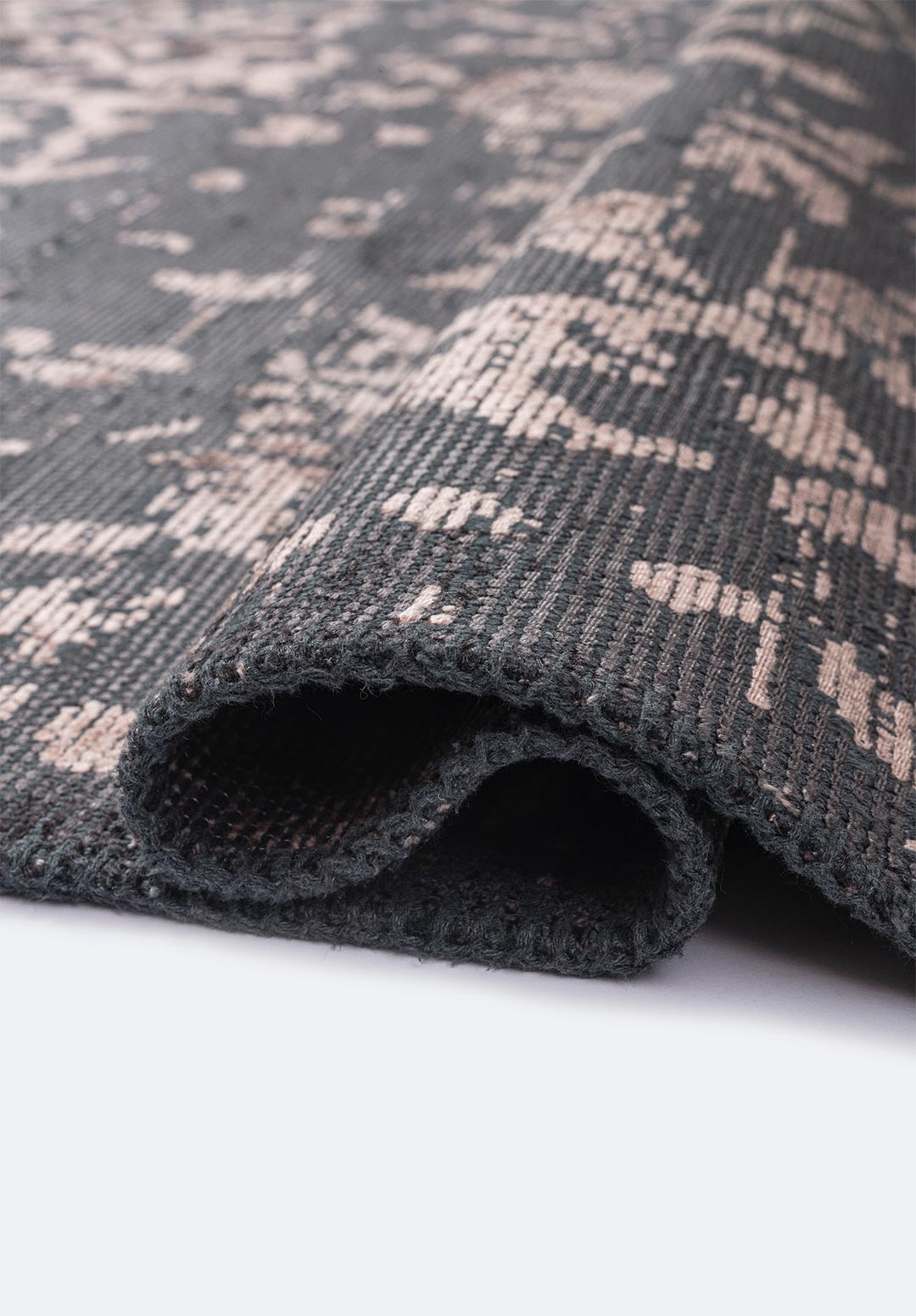 FLORA COPPER - CHARCOAL RUG - 2