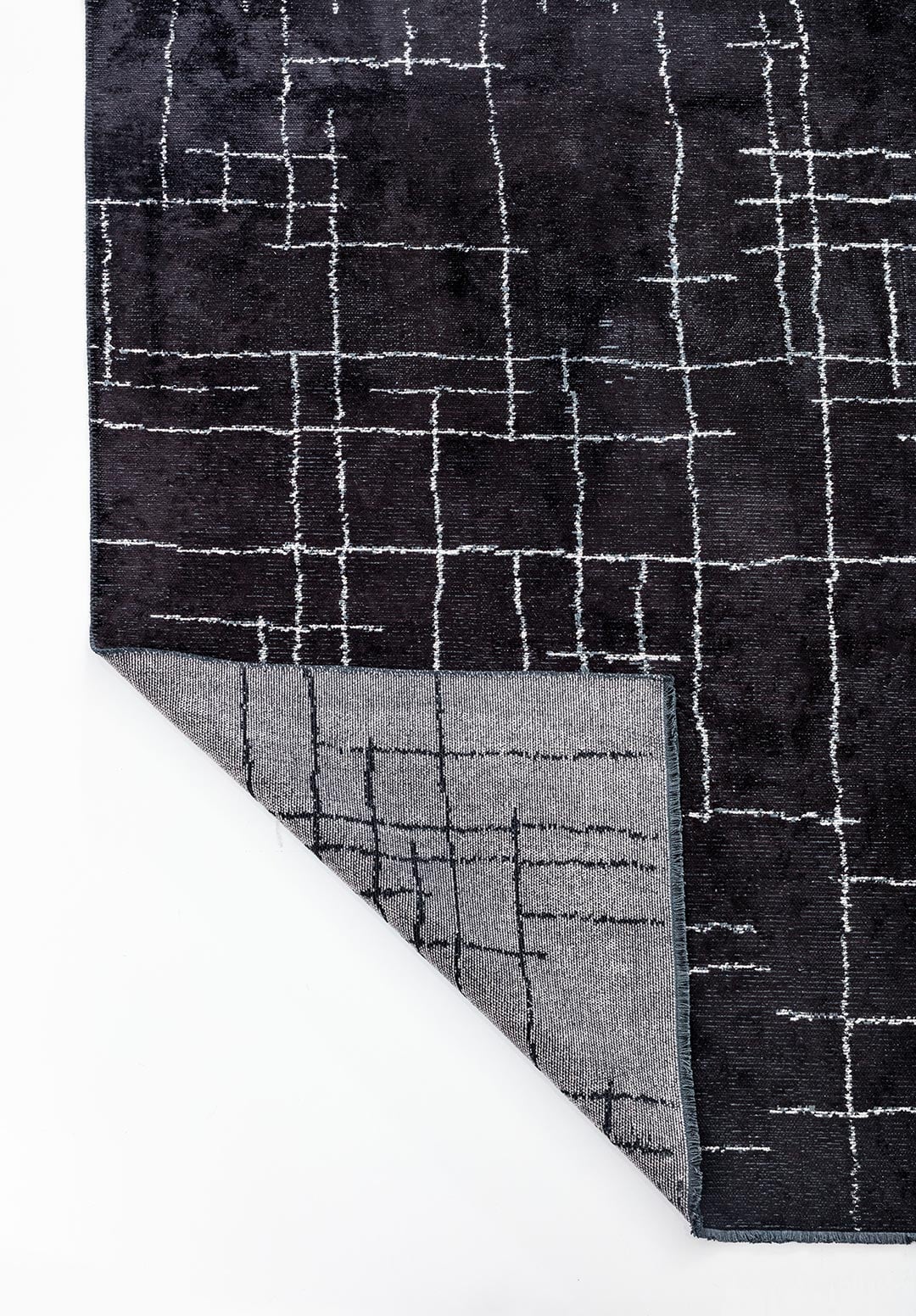DENT BLACK - LIGHT CREAM RUG - 3