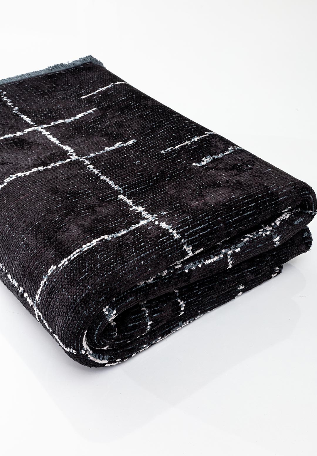 DENT BLACK - LIGHT CREAM RUG - 4