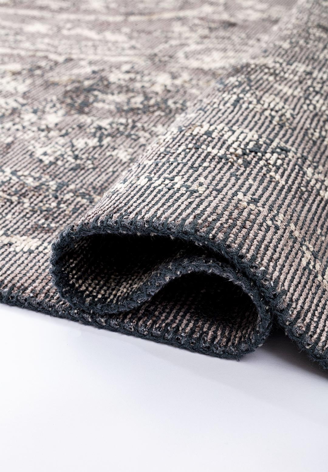 BABYLON DARK GREY - BEIGE RUG - 2